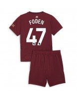 Manchester City Phil Foden #47 Alternativní dres pro děti 2024-25 Krátký Rukáv (+ trenýrky)